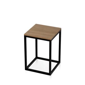 Armoire de salle de bain sur pieds Freja 350 aspect bois avec piètement en métal - Image supplémentaire