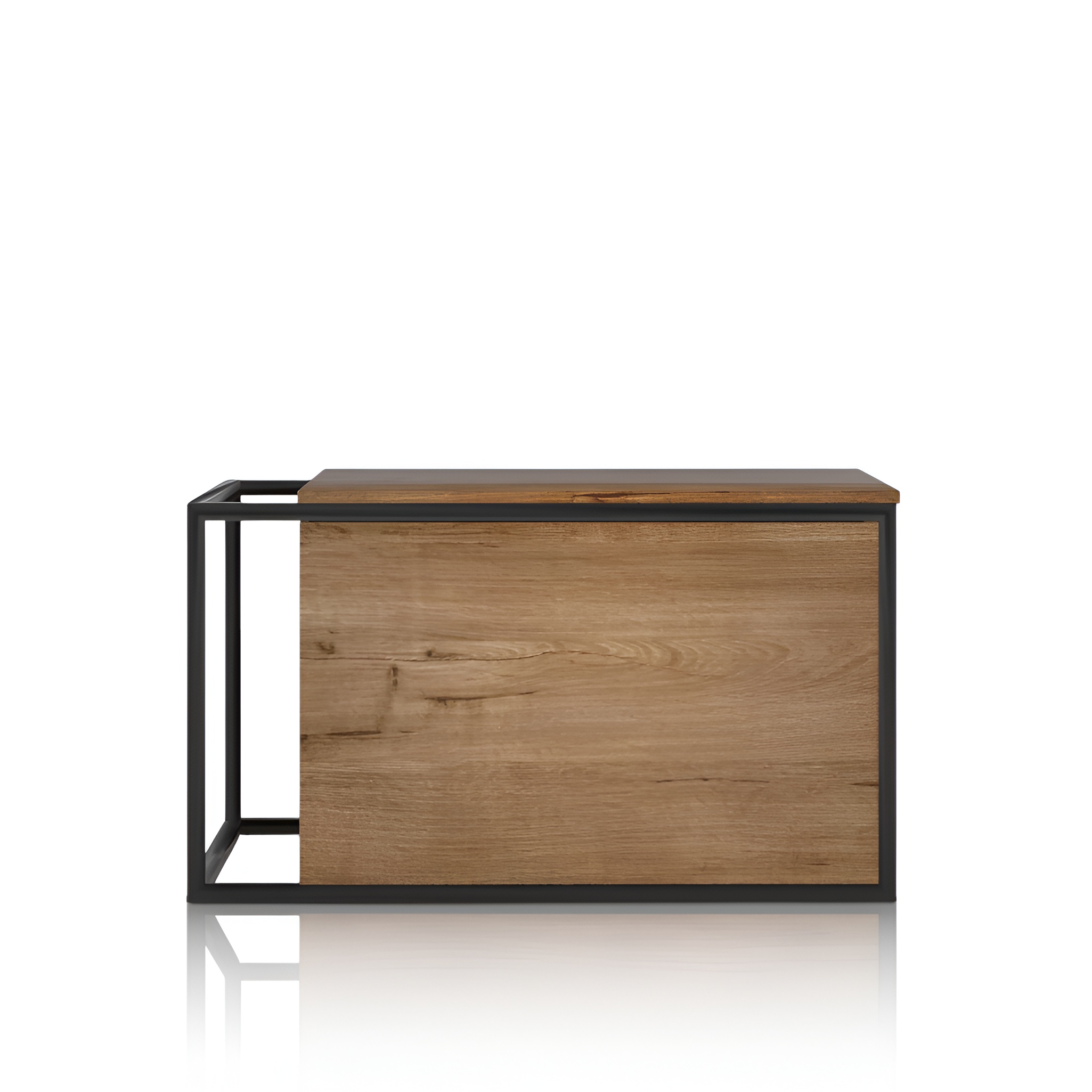 Freja 800, armoire de salle de bains suspendue en aspect bois
