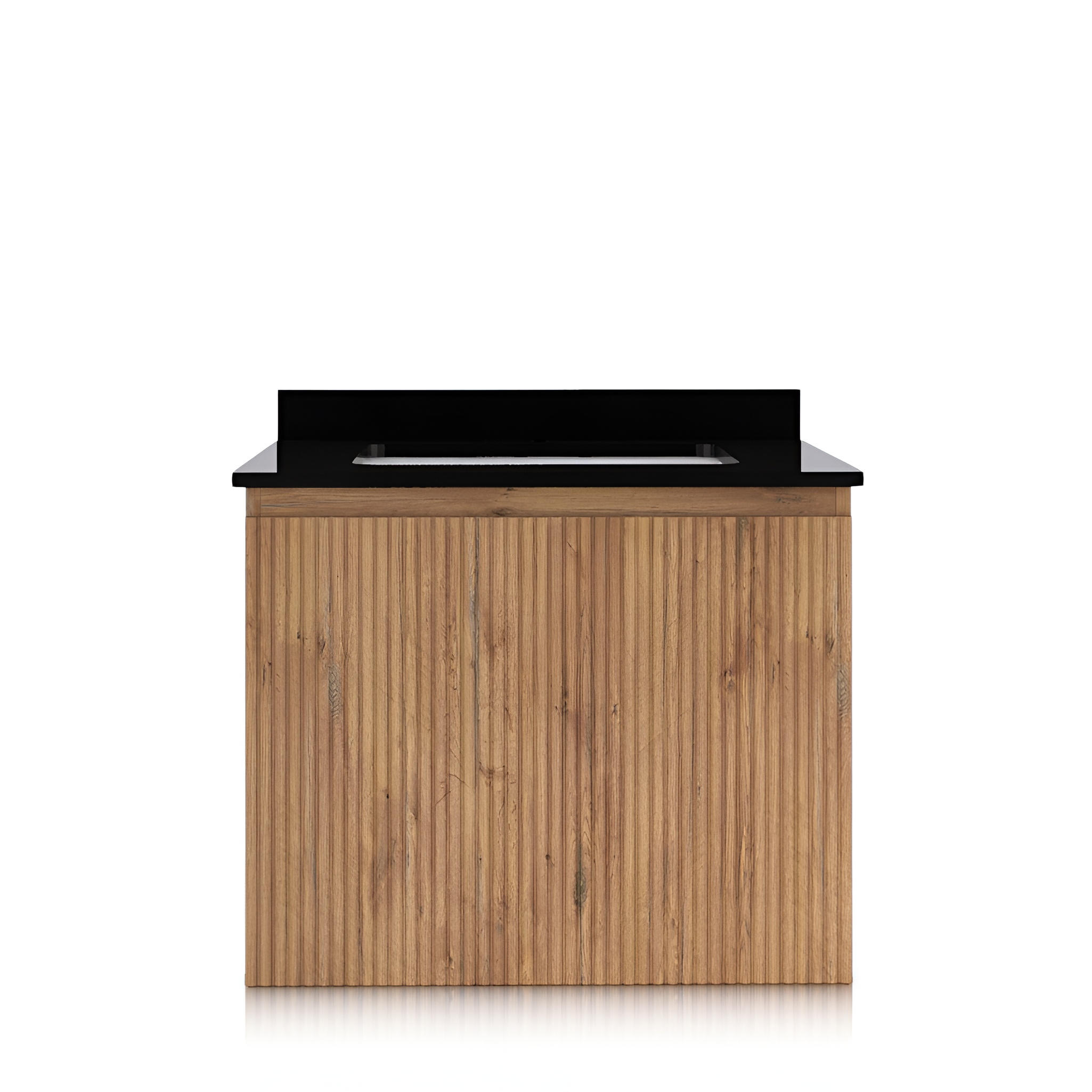 Meuble Irvine Wood 60 aspect bois suspendu au mur