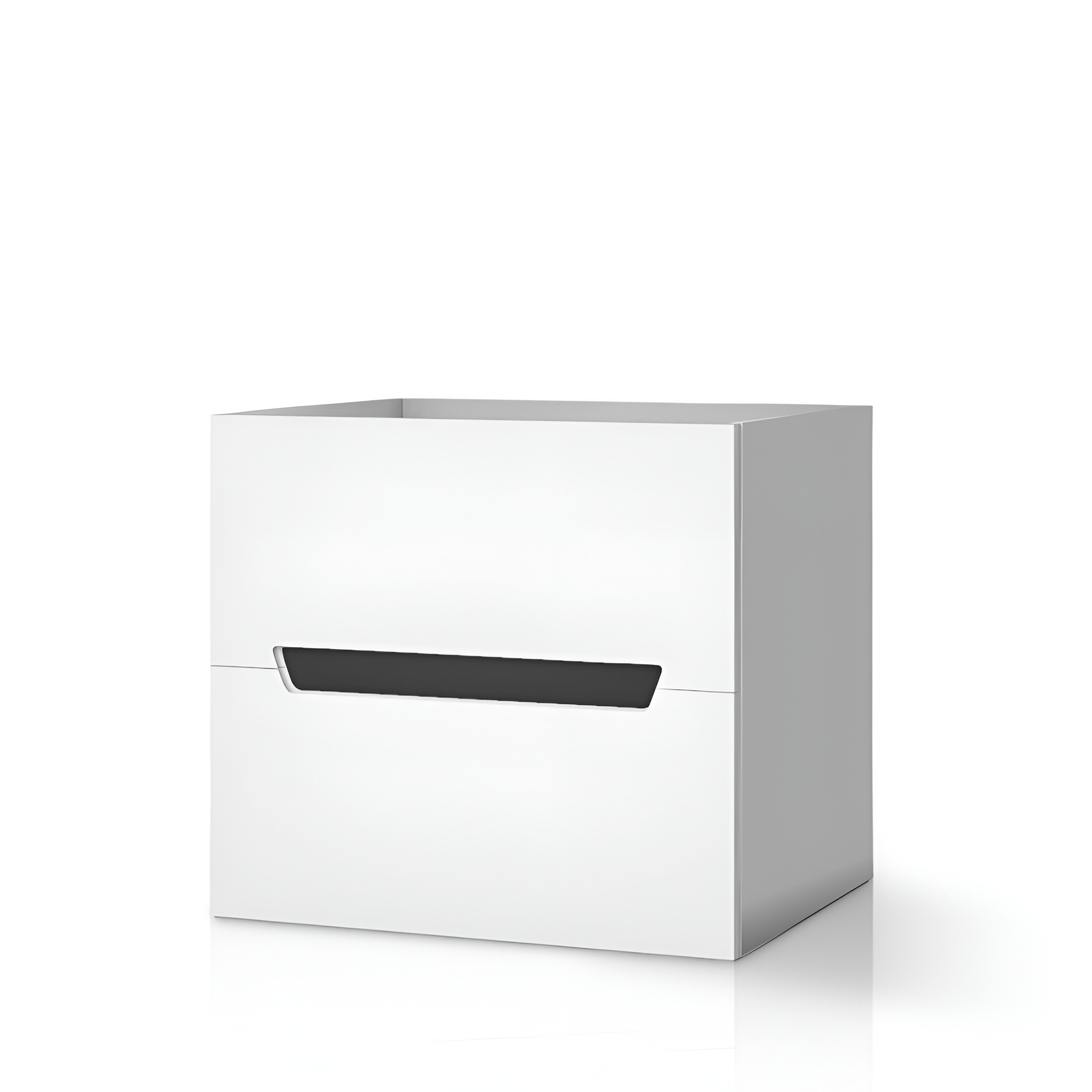 KANSAS Black 600, meuble sous-vasque blanc et noir