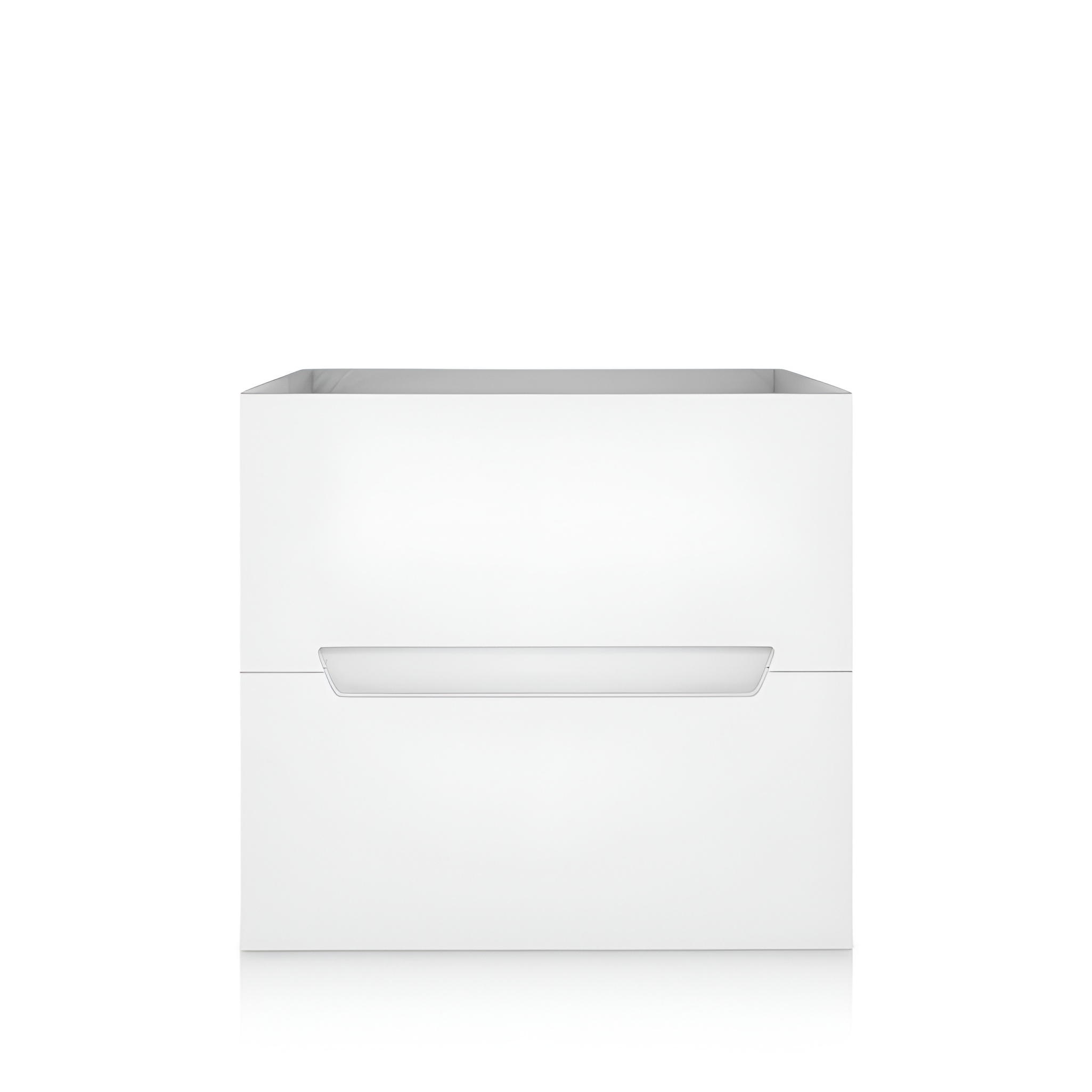 Meuble KANSAS Blanc 600 suspendu, finition blanc brillant