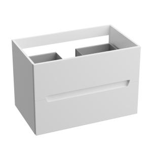 Meuble sous-vasque suspendu KANSAS, blanc, 80 cm - Image principale