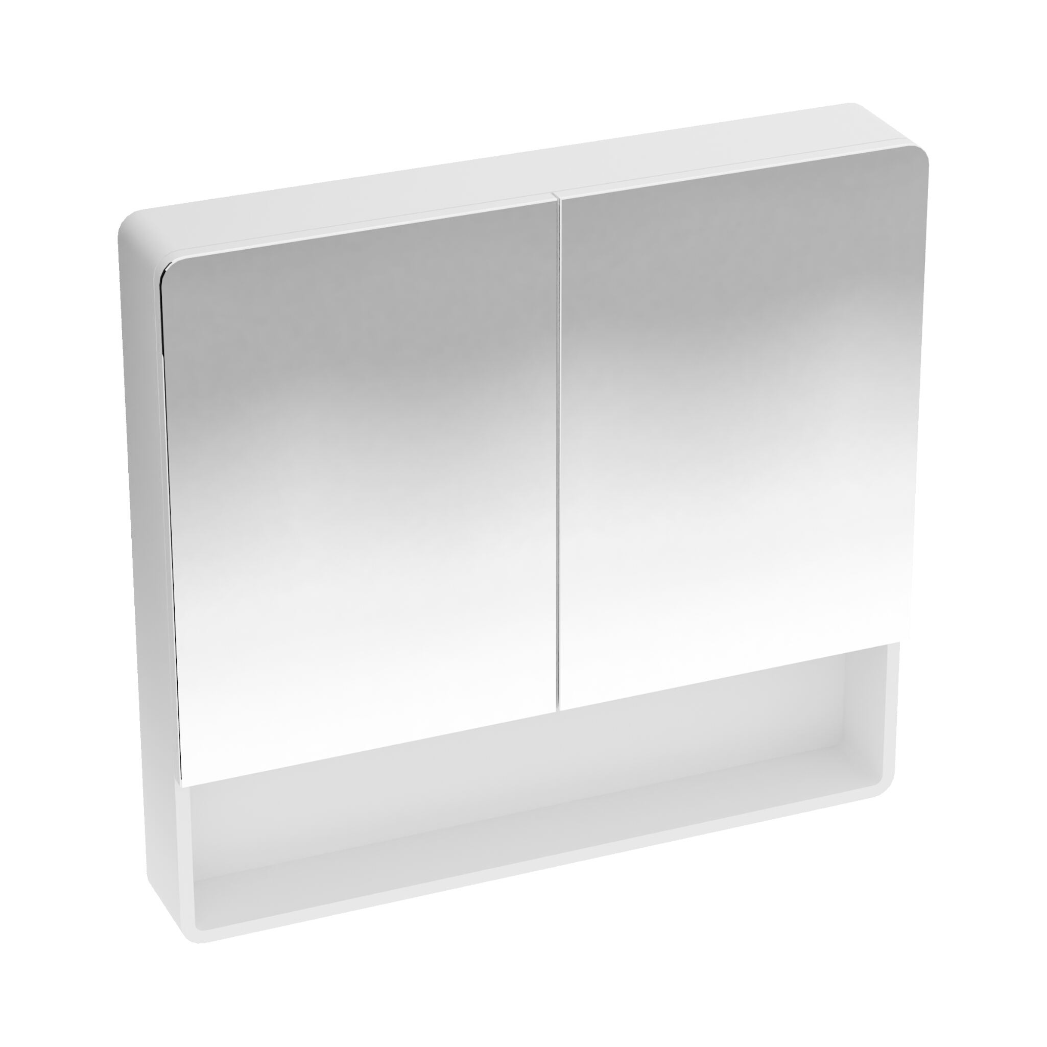 Armoire à miroir Karolina 800 blanche
