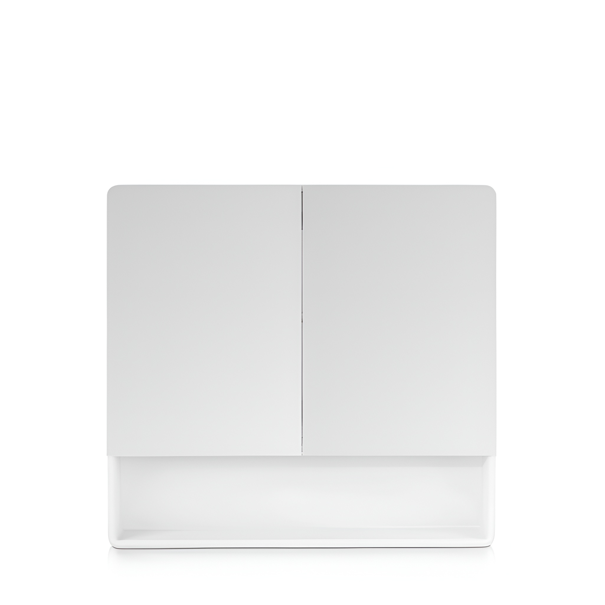 Armoire à miroir suspendue Karolina 800 en blanc