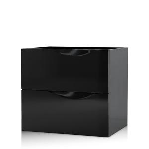 KOLORADO Meuble haut Noir Brillant 600 - Image supplémentaire