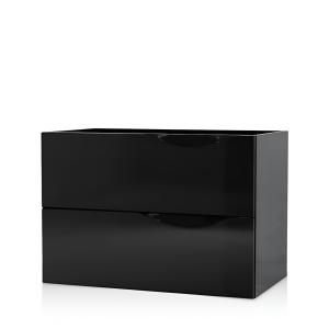 Meuble haut KOLORADO Noir Brillant 800 mm - Image supplémentaire