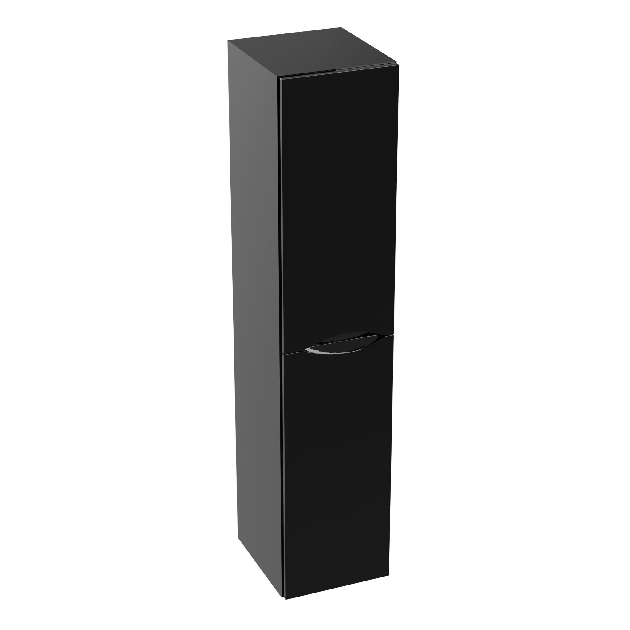 Armoire haute suspendue KOLORADO Noir Brillant 300