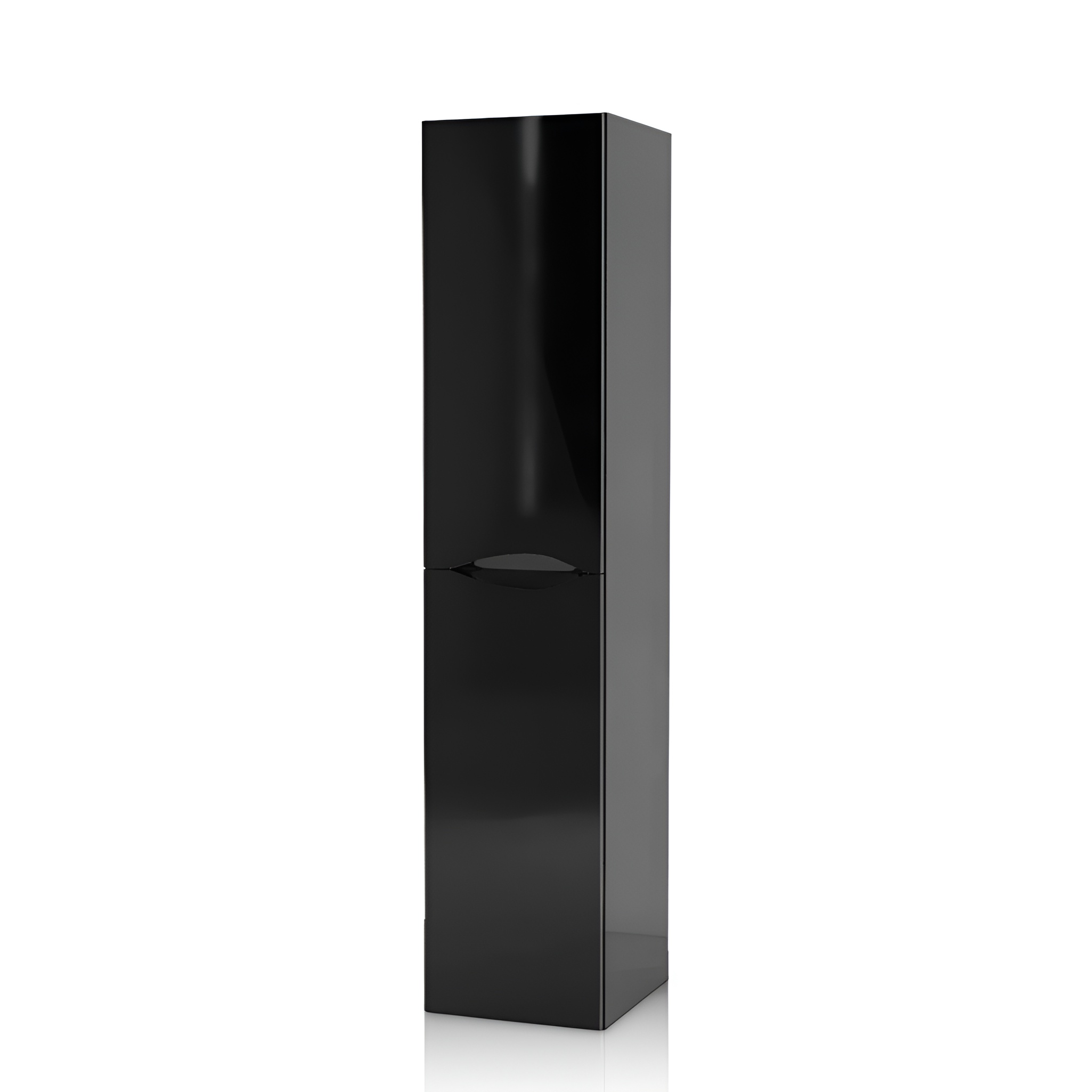 Armoire haute étroite KOLORADO noir brillant 300