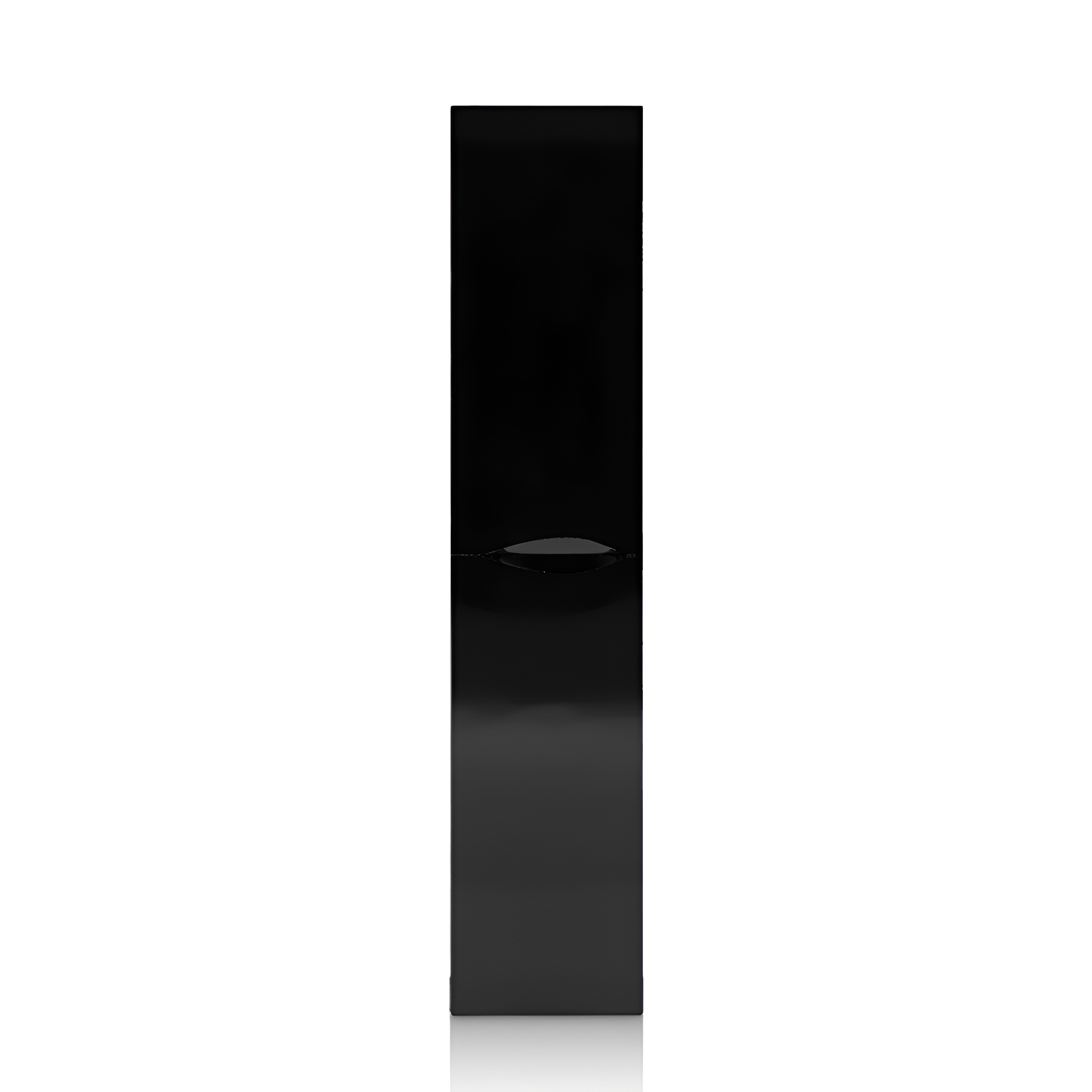Armoire haute KOLORADO noir brillant suspendue au mur