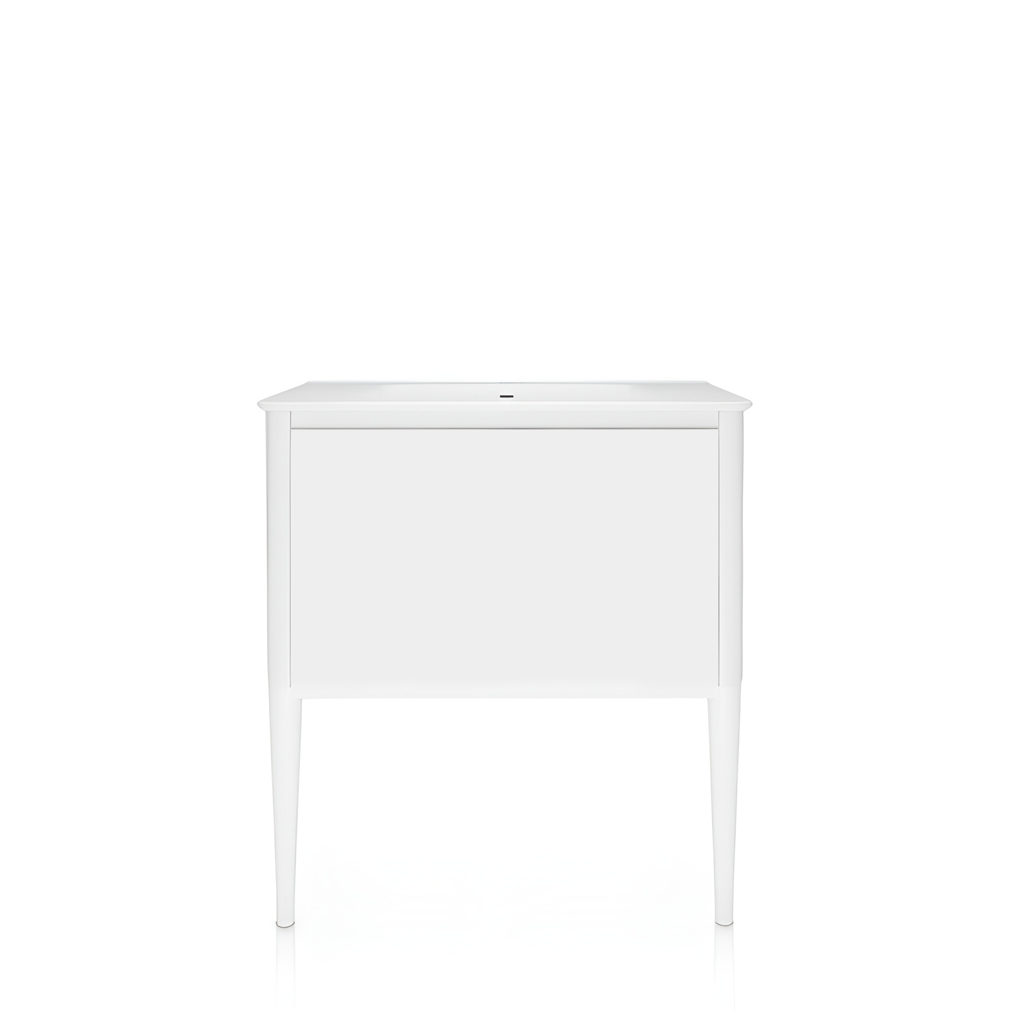 Mesa 800, meuble sous-vasque blanc posé au sol
