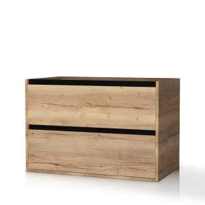 Meuble haut Minnesota Wood Black 800 – aspect chêne - Image supplémentaire