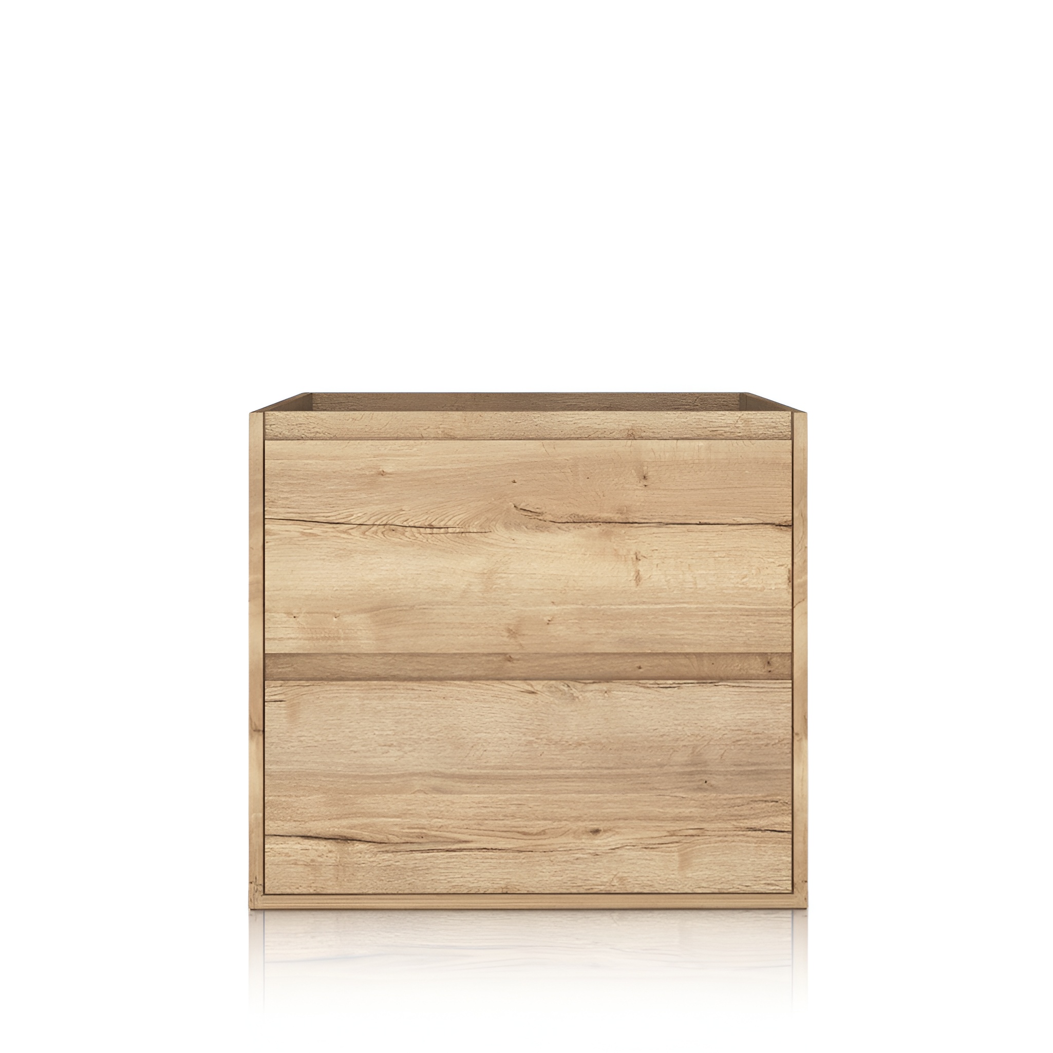 Meuble Minnesota Wood 600 en décor chêne, suspendu au mur