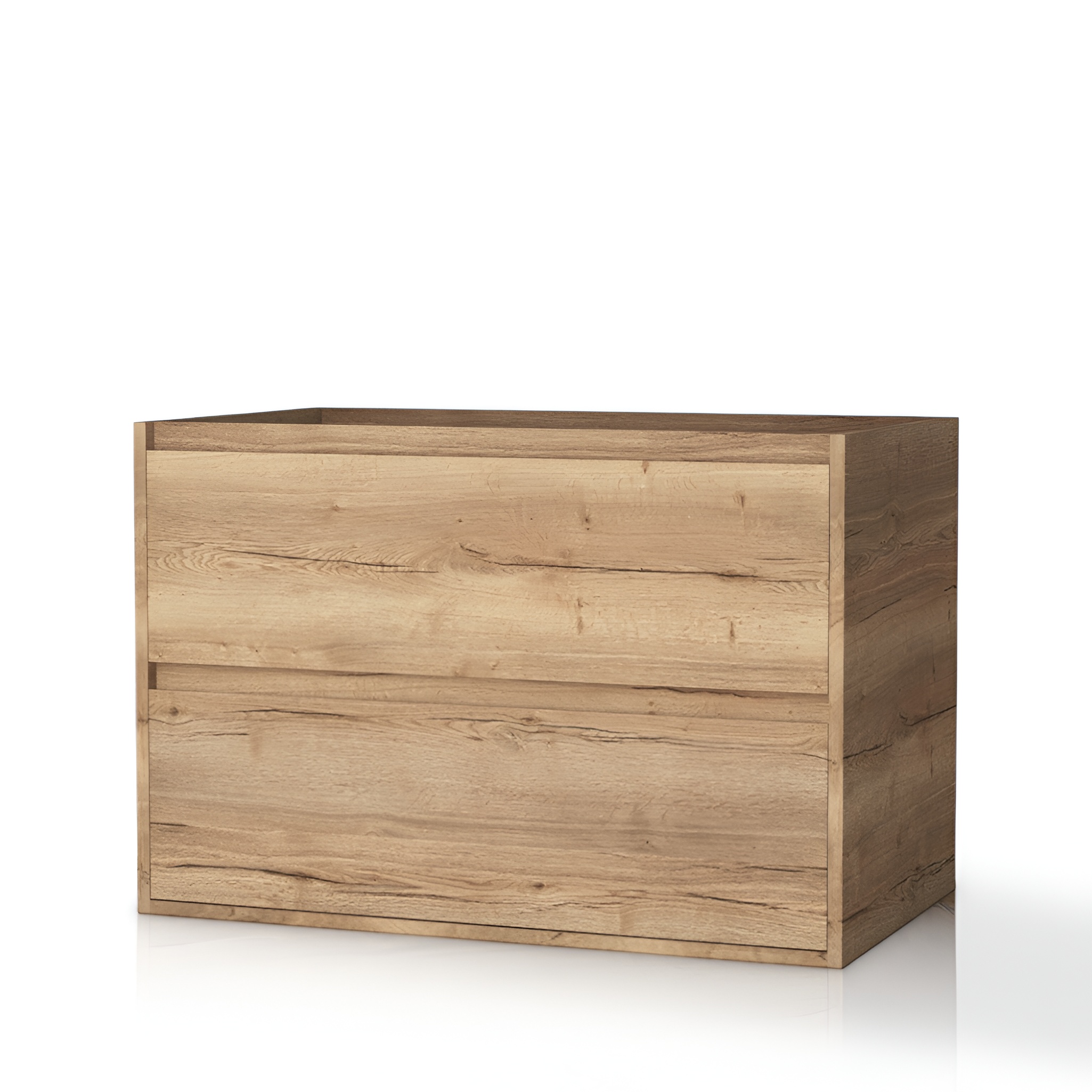 MINNESOTA WOOD 800, meuble sous-vasque aspect chêne de 80 cm