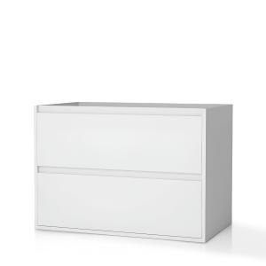 Meuble haut MINNESOTA 800 – Blanc brillant - Image supplémentaire