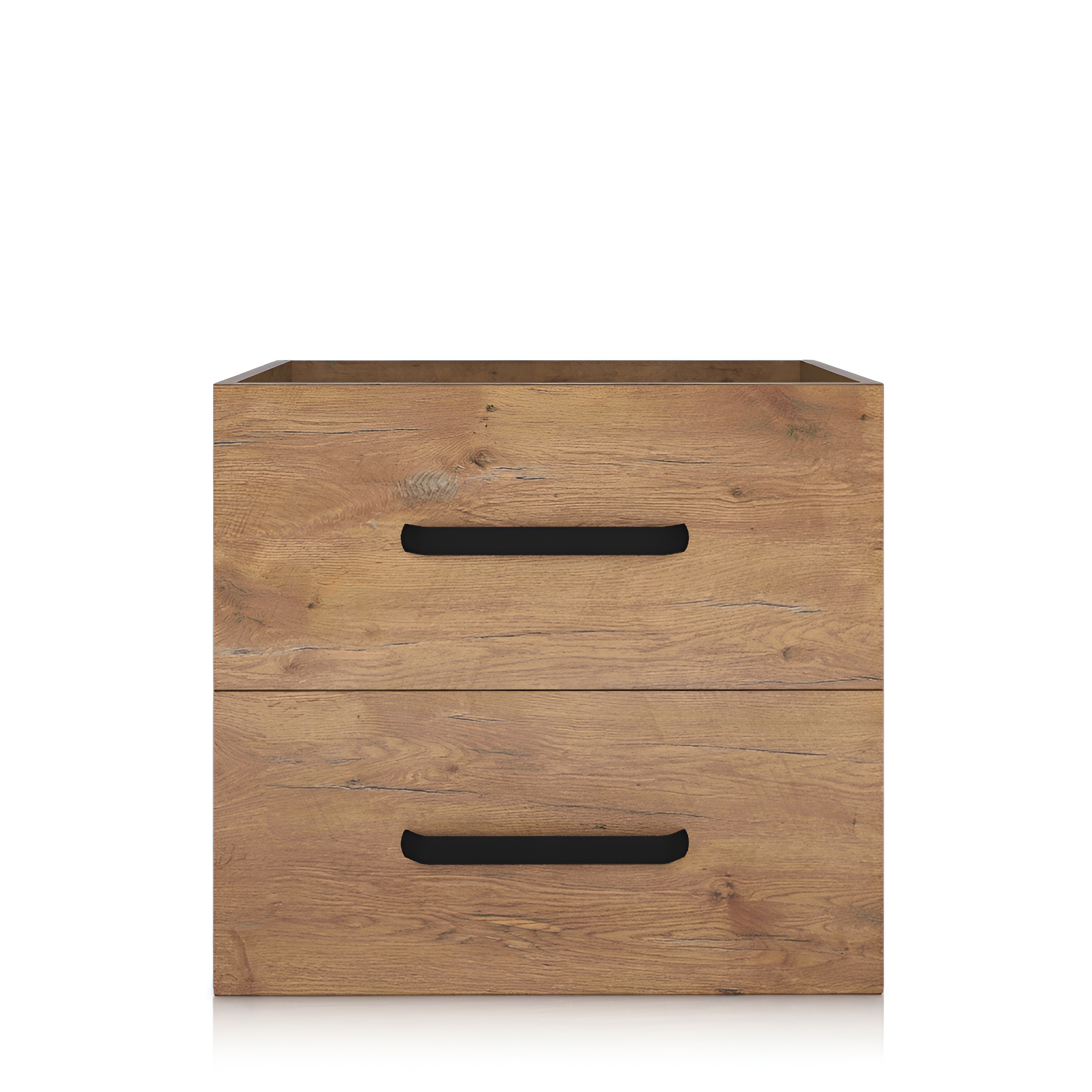 Meuble sous-vasque suspendu MONTANA 60, décor noyer
