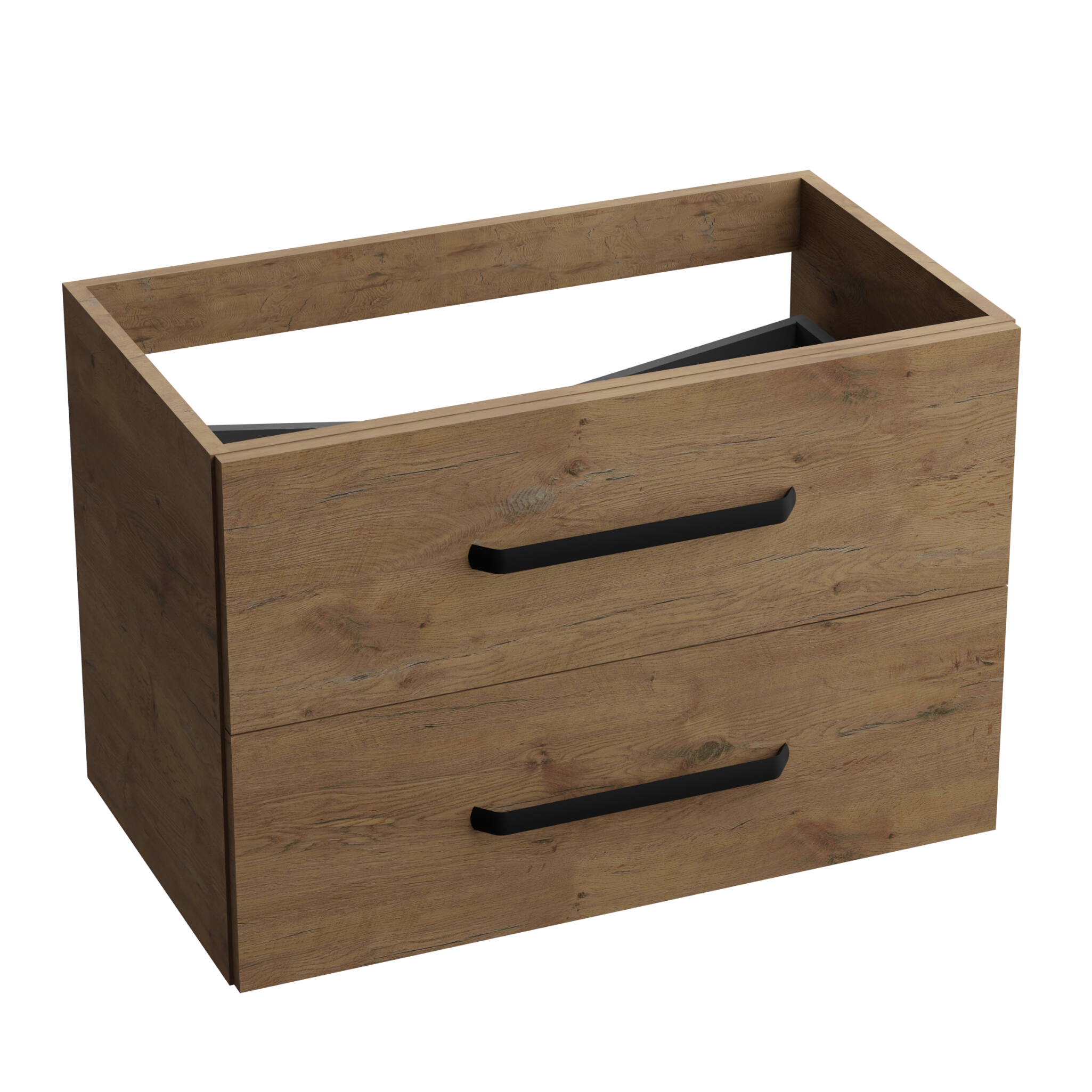 Montana Armoire murale de salle de bain 800, décor noyer, fermeture Soft-Close