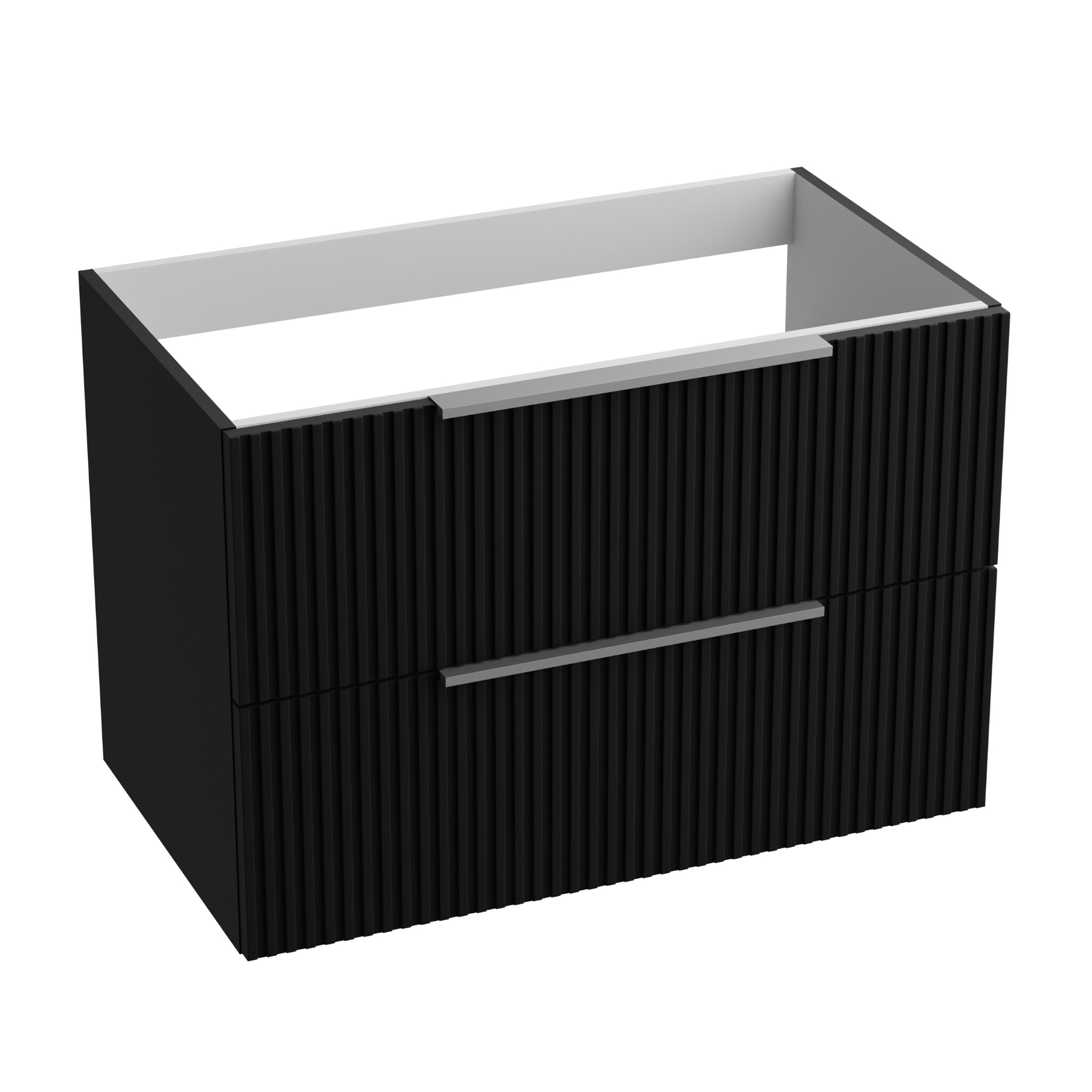 Meuble suspendu Oklahoma 80 en noir mat
