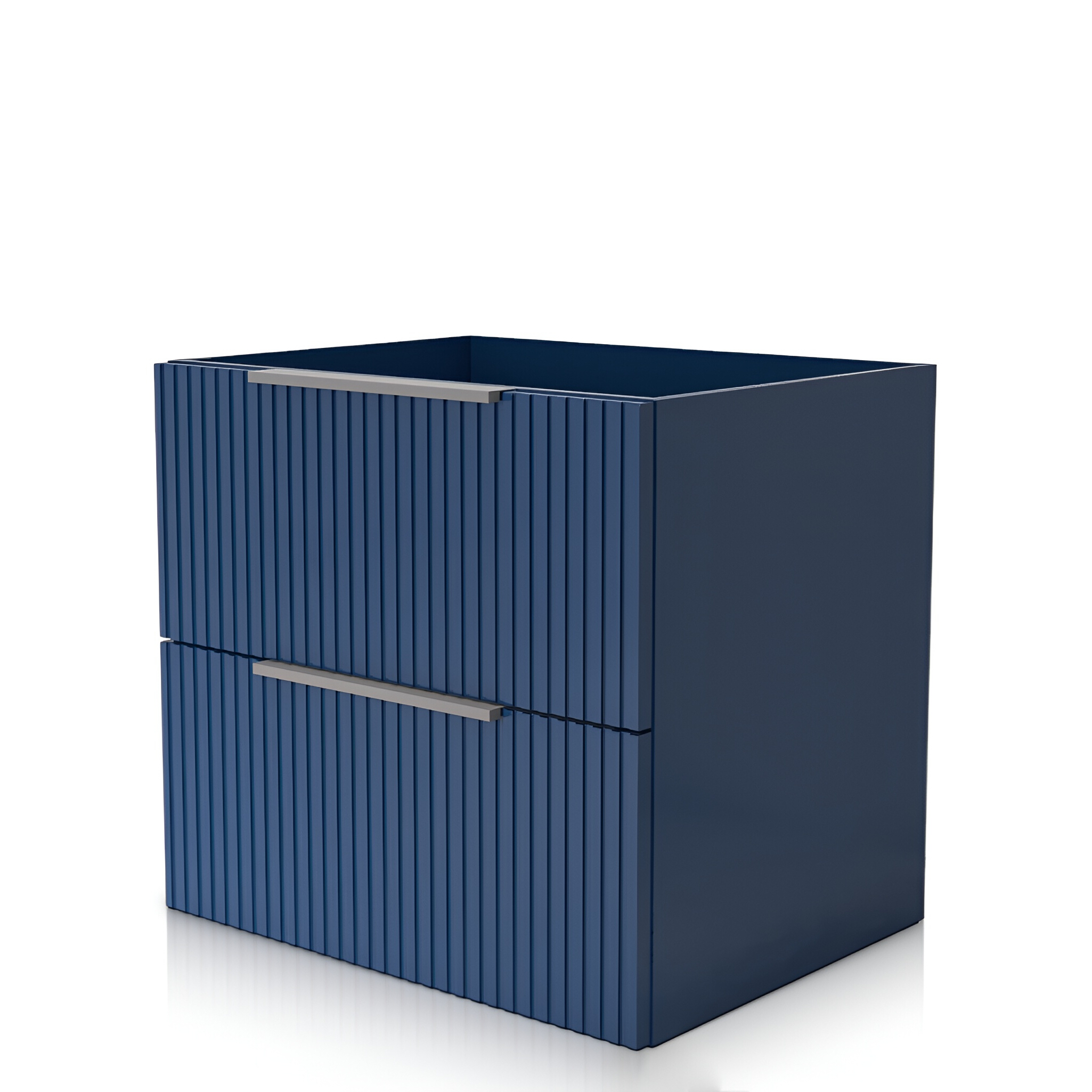 Oklahoma Blue Mat 60, meuble de salle de bains bleu mat