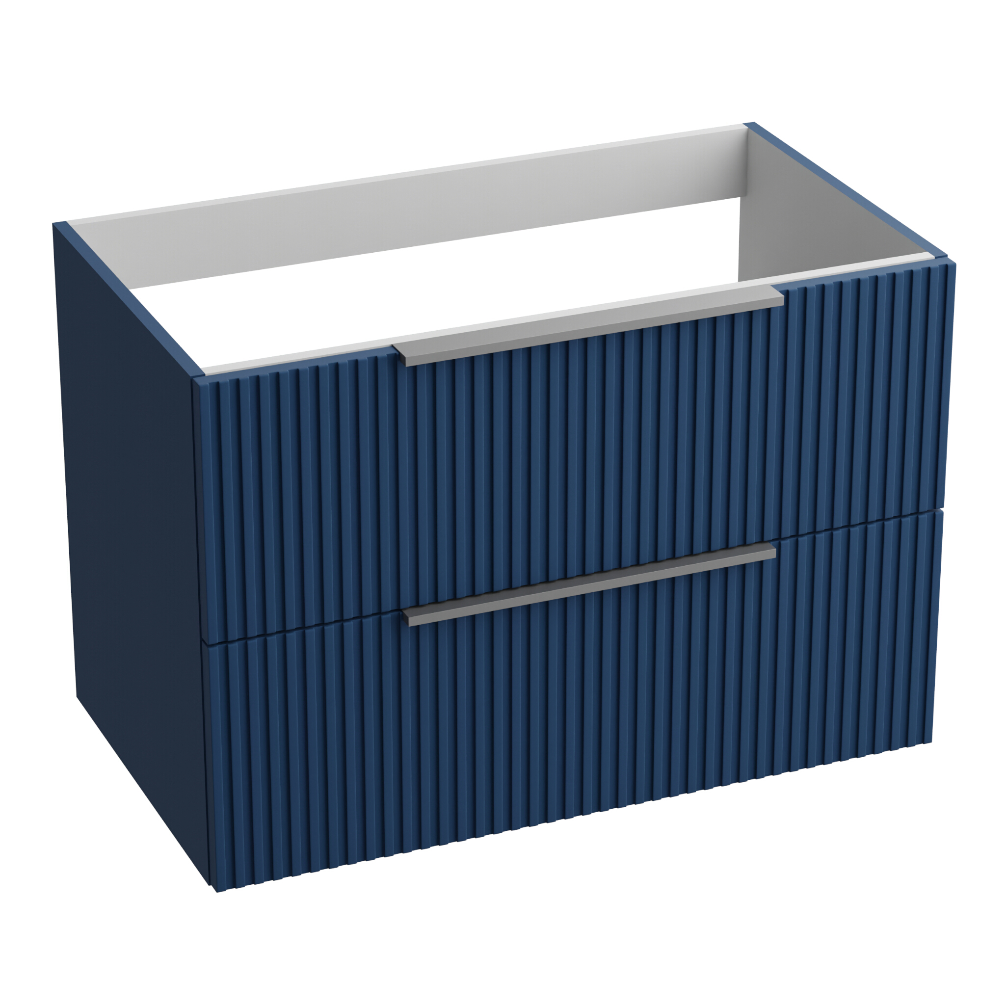 Meuble haut Oklahoma Blue Mat 80 en bleu mat