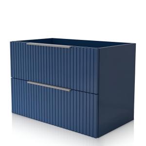 Meuble haut Oklahoma Blue Mat 80 en bleu mat - Image supplémentaire