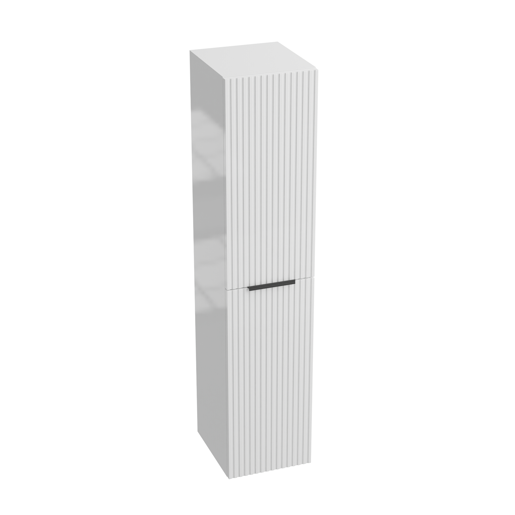 Armoire haute de salle de bain suspendue Oklahoma White 300 – Blanc