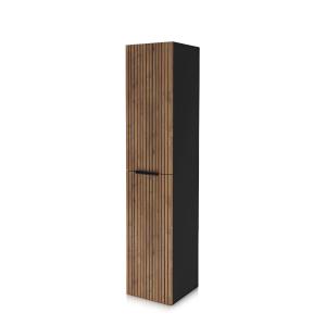 Colonne de salle de bain suspendue Oklahoma Wood 300 – aspect bois avec lamelles - Image supplémentaire