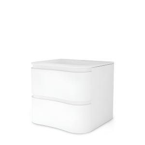 Meuble sous-vasque suspendu Ontario White 600 avec vasque en verre - Image supplémentaire