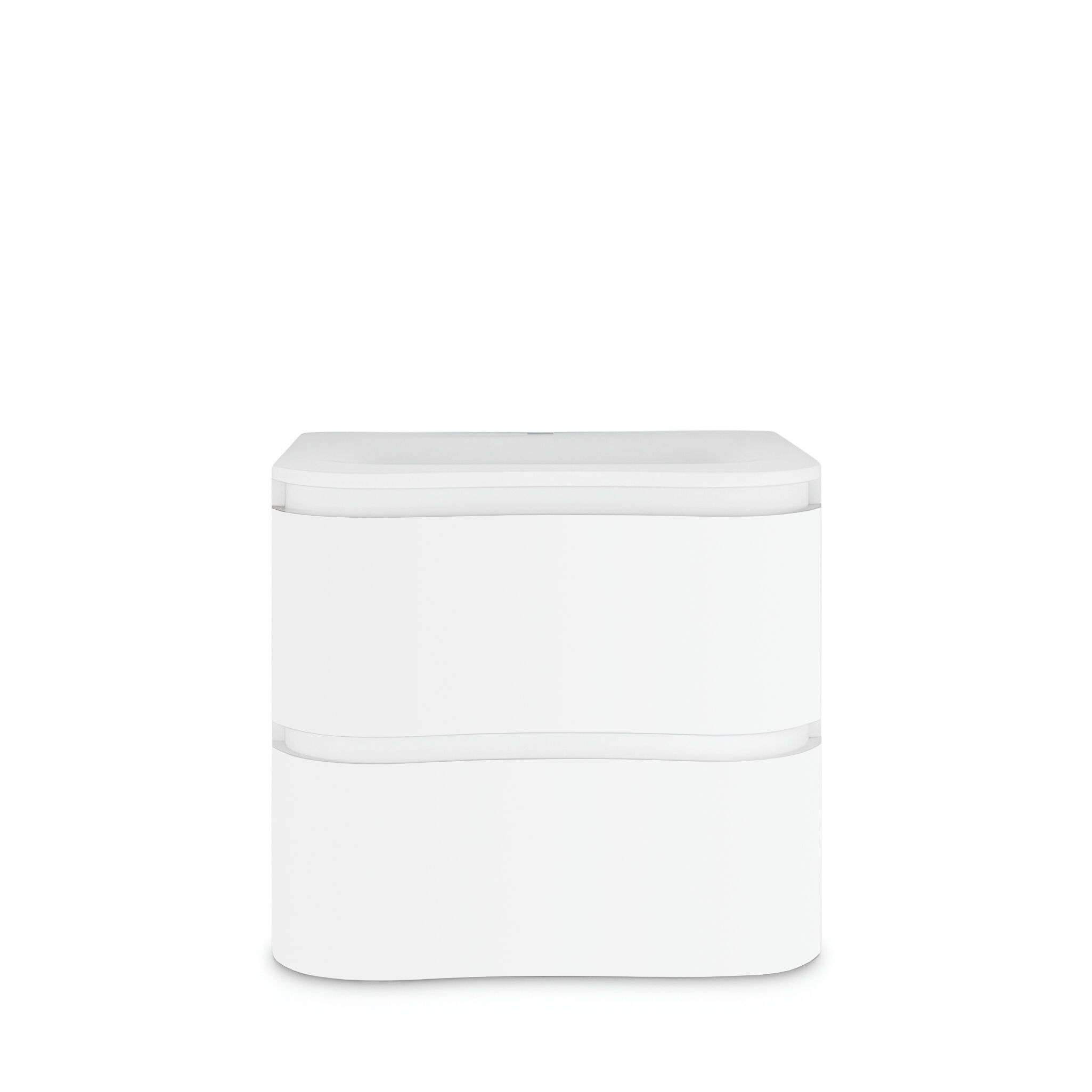 Ontario White 600, meuble sous-vasque suspendu blanc