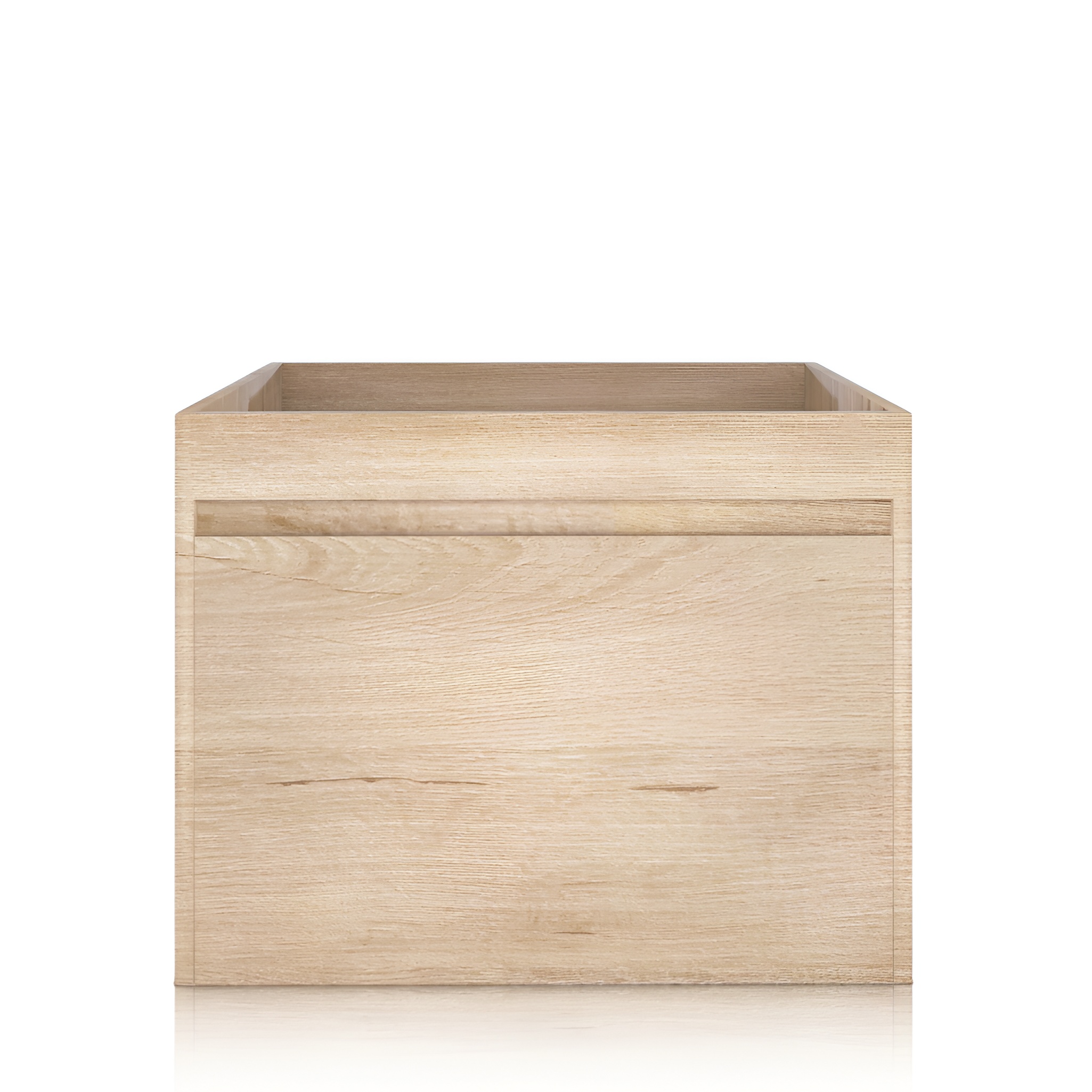 Meuble sous-vasque DSM Provo Wood 60 en décor bois, fixé au mur