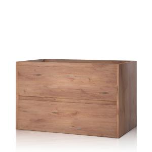 Armoire suspendue DSM Tulsa Wood 800 – élégant meuble de salle de bain à fixation murale - Image supplémentaire