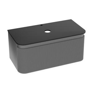 Meuble haut Vermont Grey 1000 avec plaque de recouvrement - Image principale