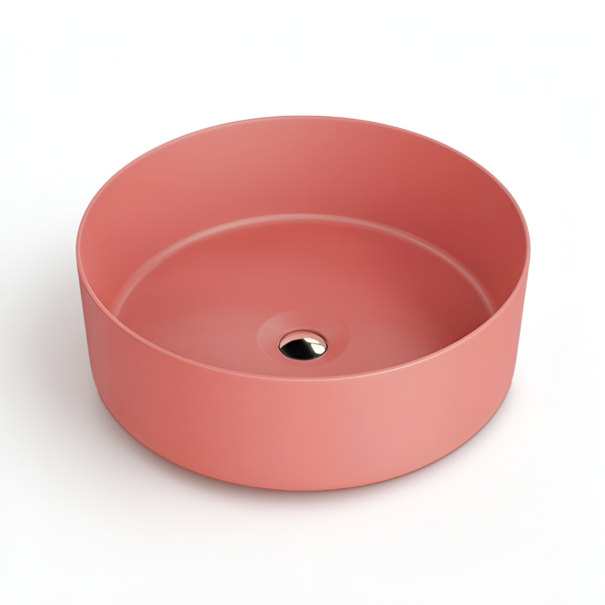 Vasque à poser Merida Hot Pink sans perçage pour robinetterie
