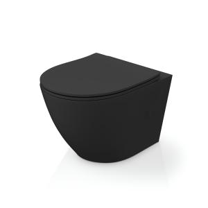 WC suspendu Salto Black 3.0 avec fonction bidet intégrée – noir mat - Image supplémentaire