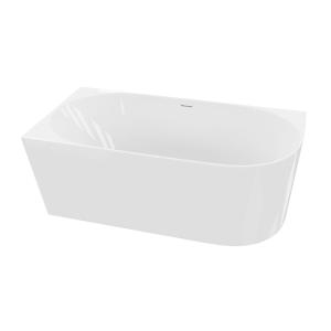 Baignoire d'angle îlot adossée au mur Caldera 160 – version droite - Image principale