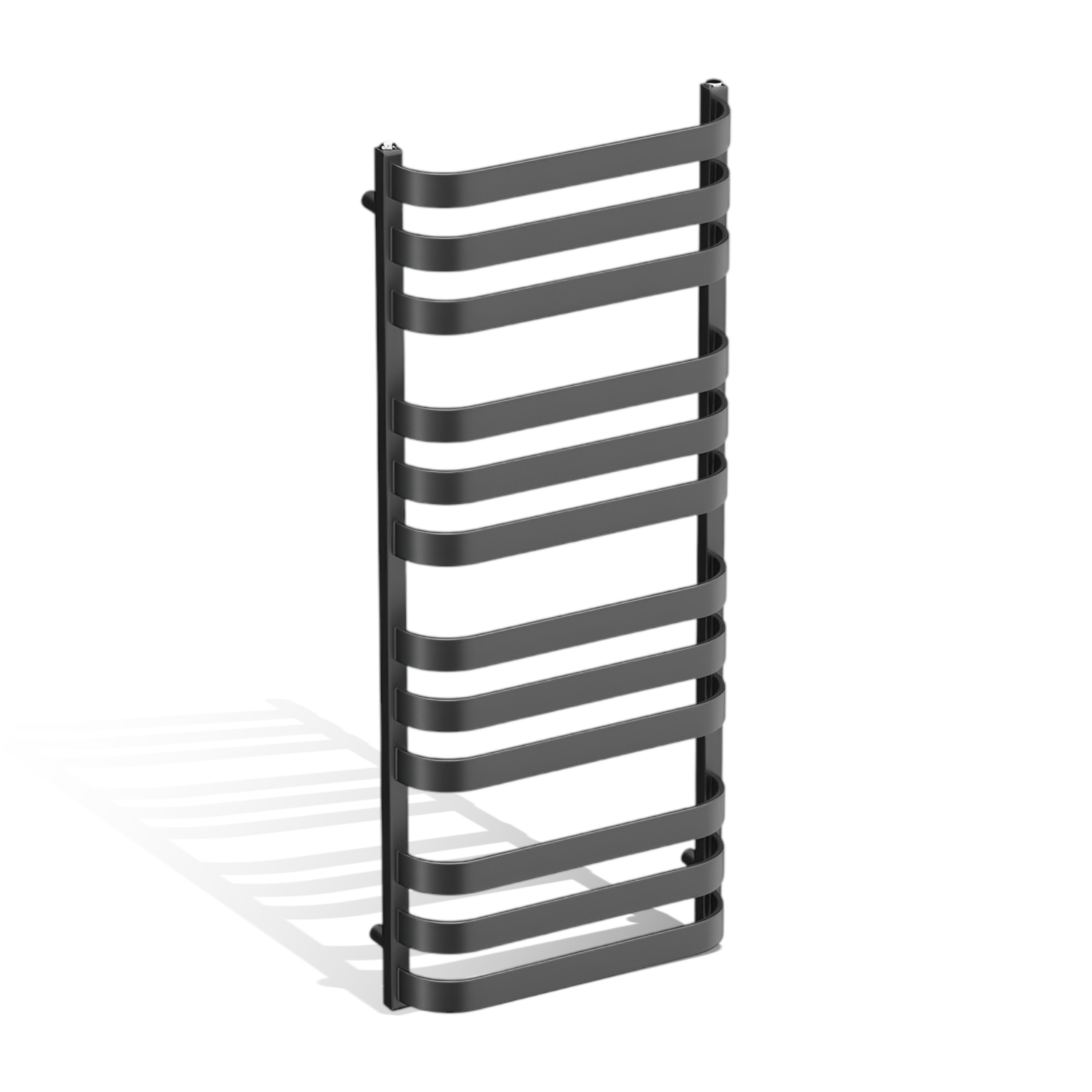 Radiateur sèche-serviettes Scala Black 1265, acier noir mat