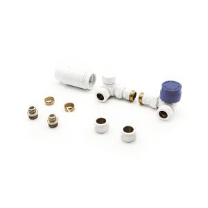 Lavita Opti Set thermostatique axial pour radiateurs, blanc - Image principale