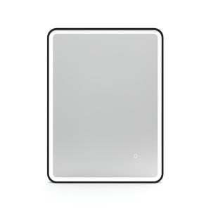 Miroir de salle de bain Ateria 60 x 80 cm – Noir, avec éclairage LED en option - Image supplémentaire