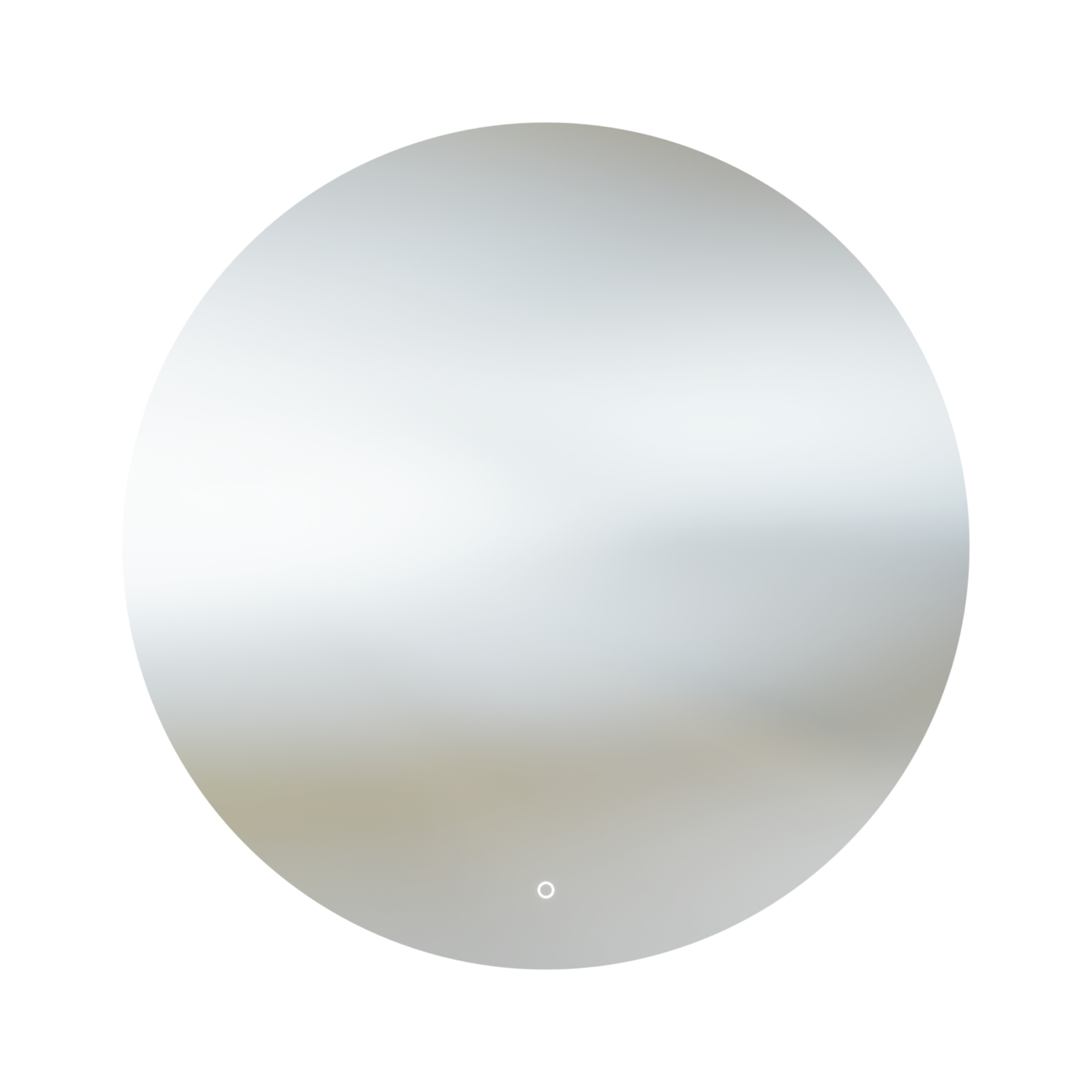 AURA 80 Miroir de salle de bain LED rond avec interrupteur tactile, IP44