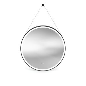 Miroir LED rond Ava 60 avec cadre noir - Image supplémentaire