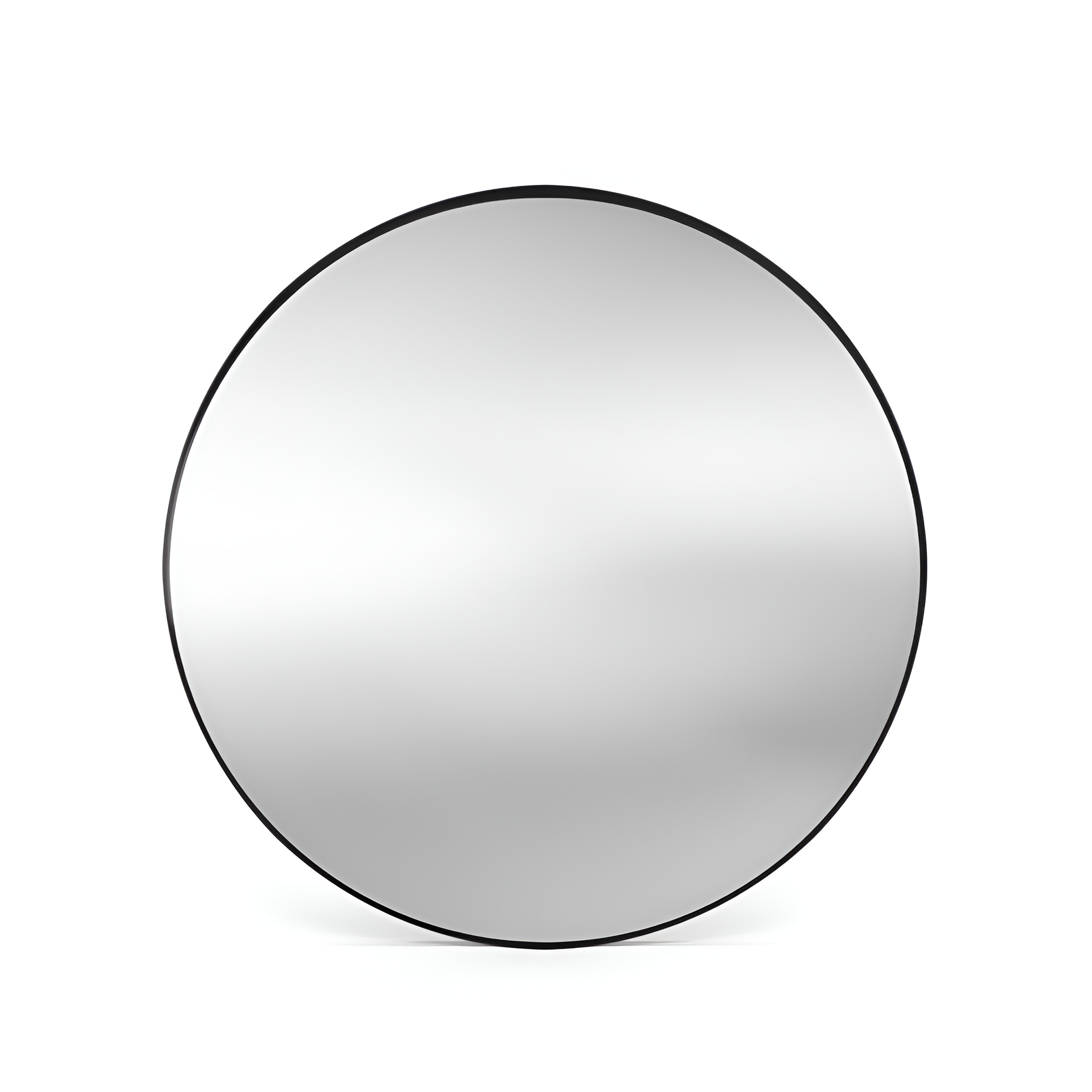 Miroir rond Chloris Black 60 à cadre noir