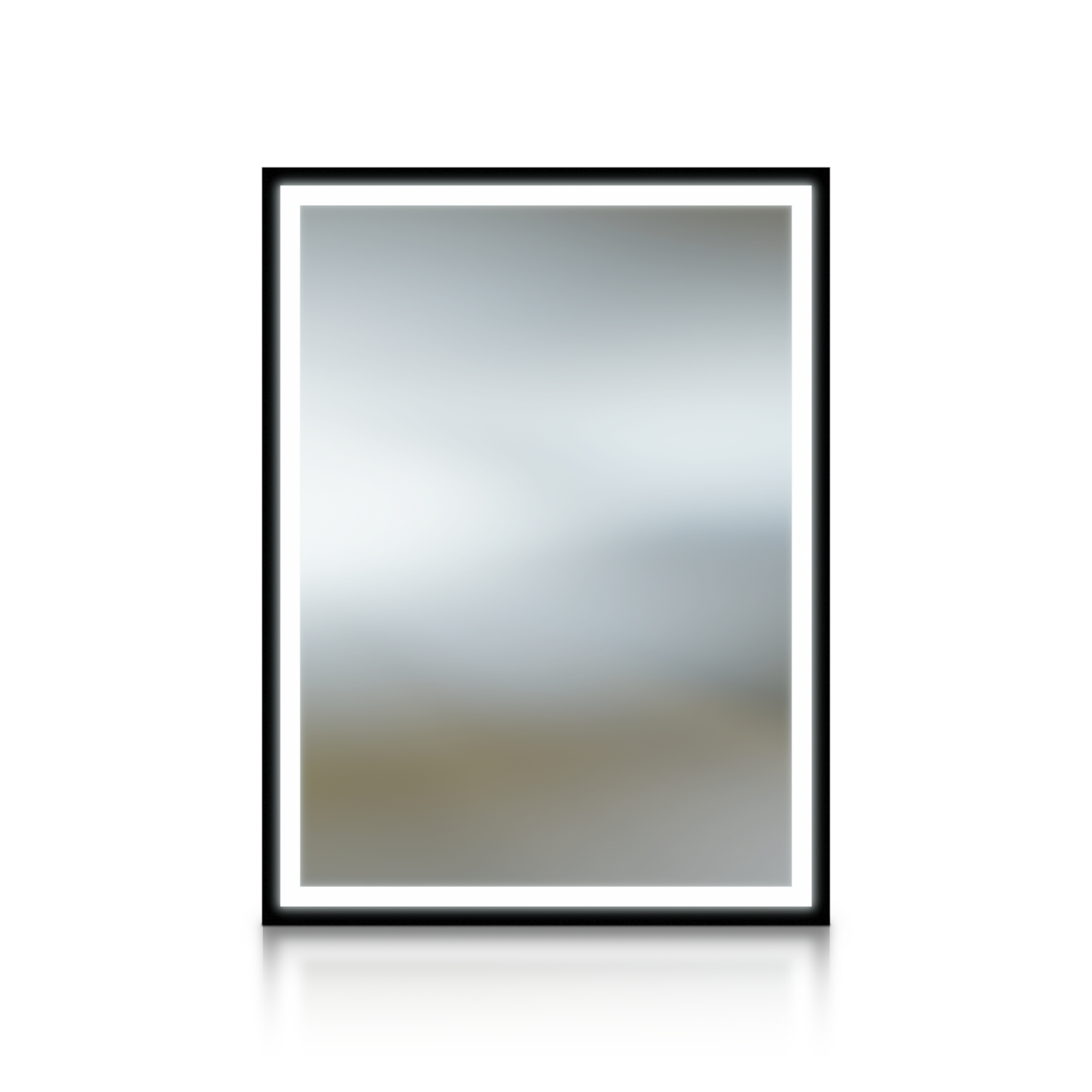Miroir rectangulaire HEBE à cadre noir