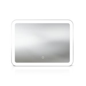 Miroir suspendu IRIS 80 x 60 cm – rectangulaire, éclairage LED blanc, interrupteur tactile, IP44 - Image supplémentaire