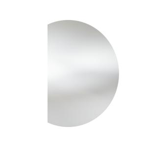 Miroir mural LED LASO 60 x 80 cm, design demi-cercle, IP44 - Image principale
