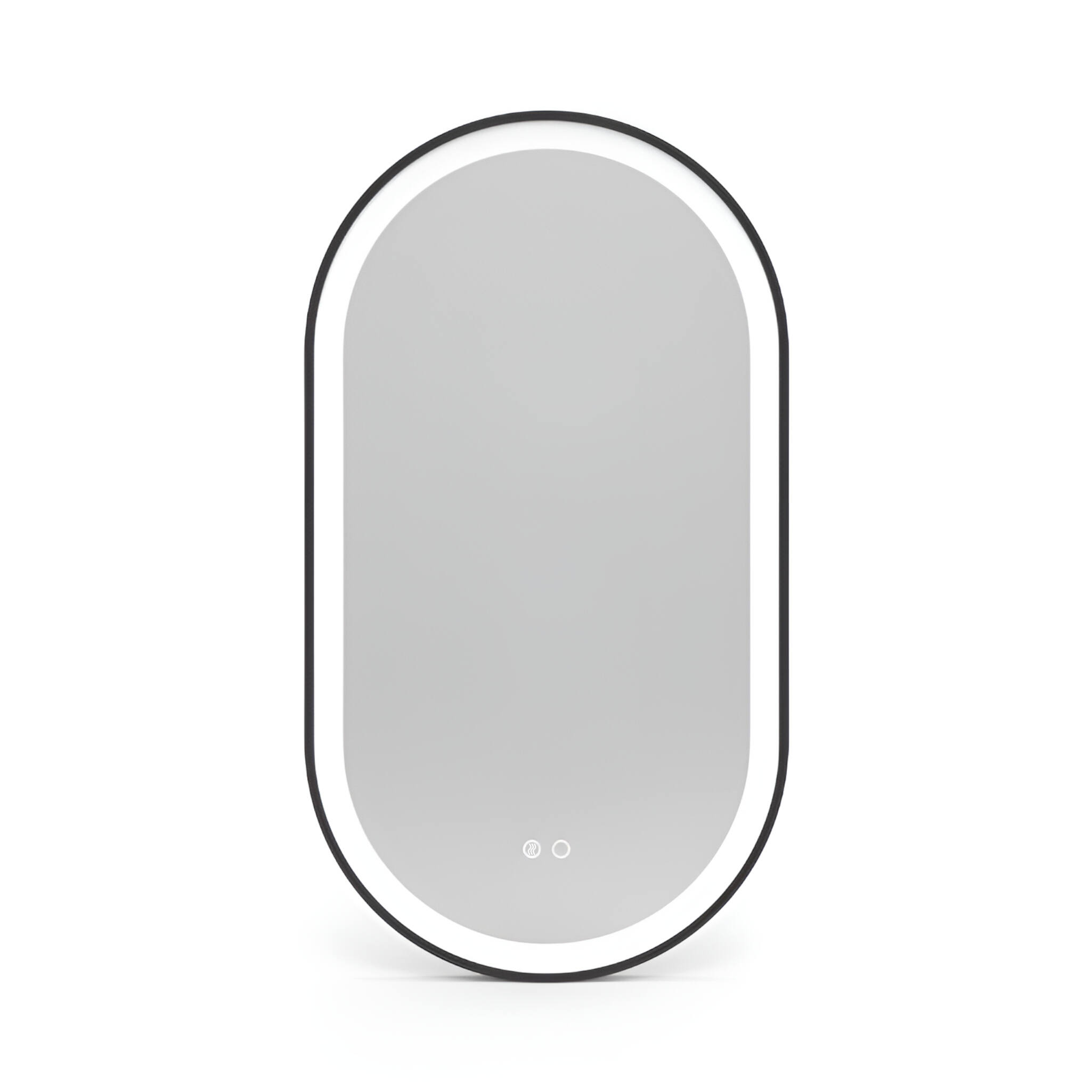 Miroir ovale Leto 50 × 90 cm à éclairage LED
