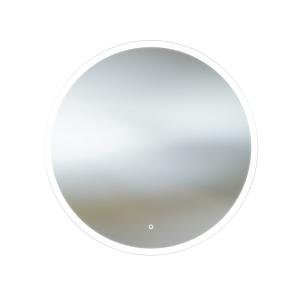 Miroir mural LED rond Lotis Plus 80 avec tapis chauffant - Image principale