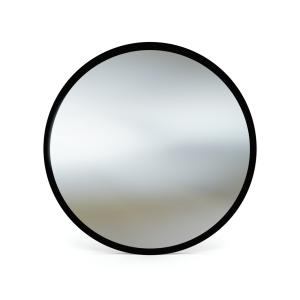 Miroir mural MELIE 80 – rond, cadre en aluminium noir - Image supplémentaire