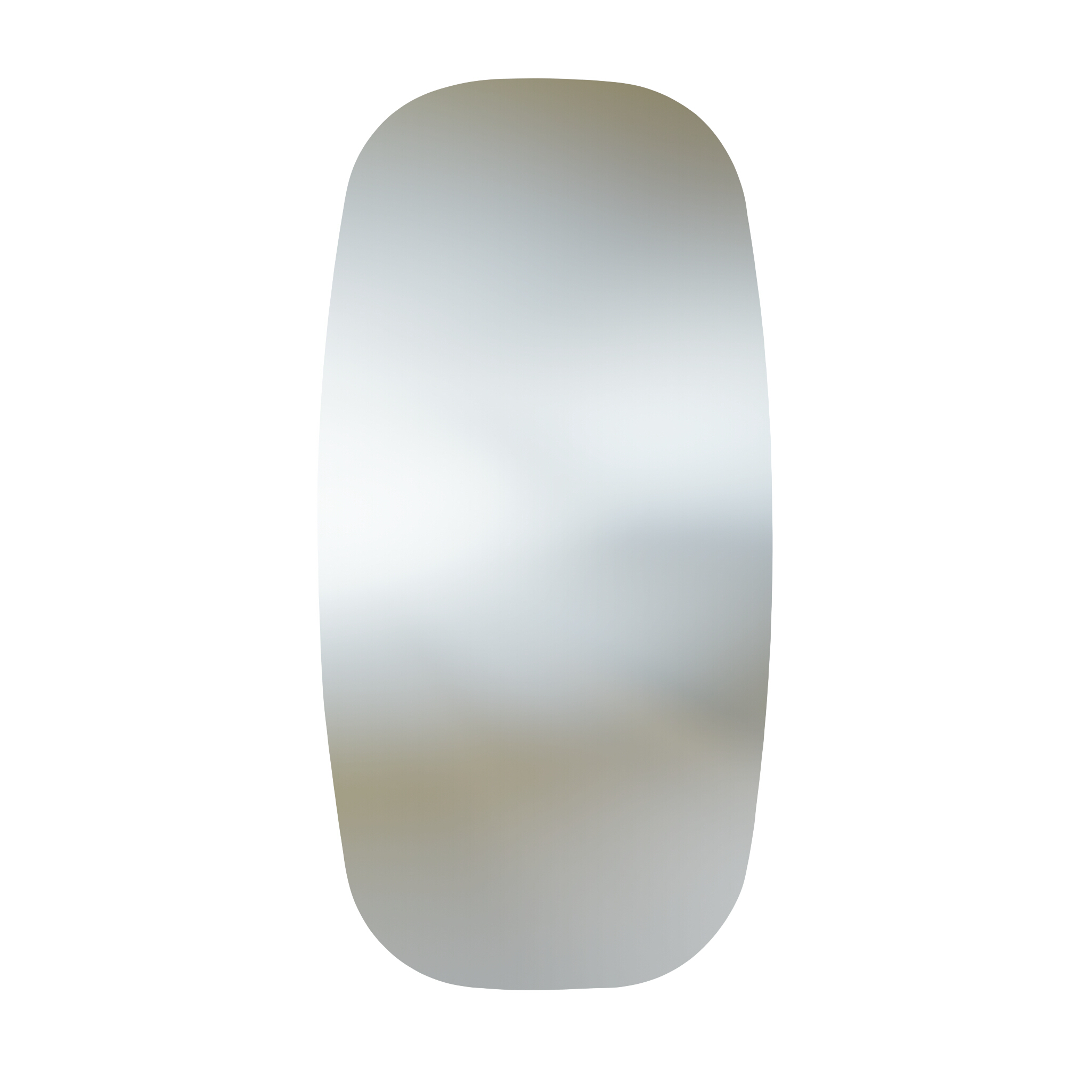 Miroir de salle de bain LED Nereida 45x90 avec effet lumineux encadrant