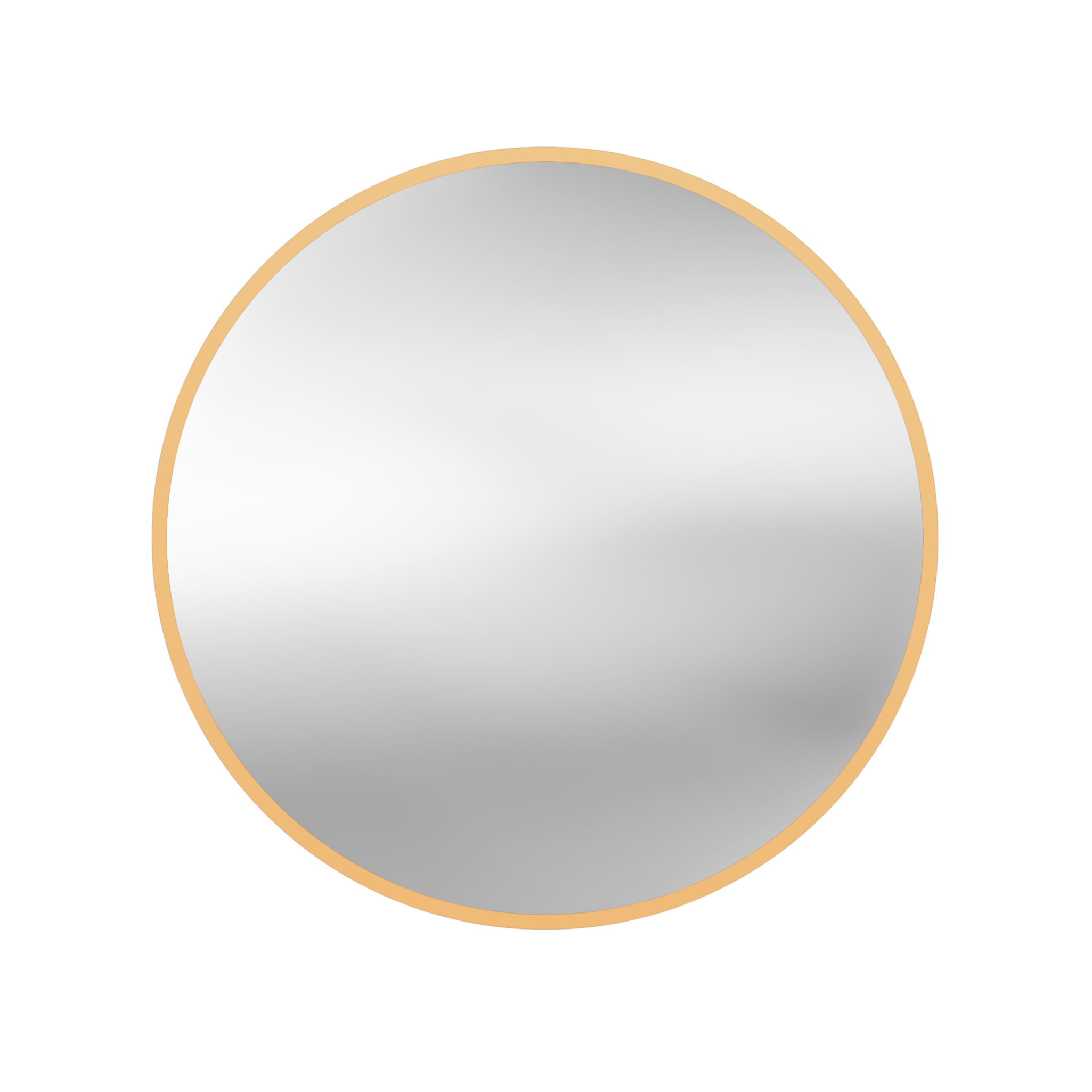 Rode Gold 60 – Miroir rond avec cadre en métal doré