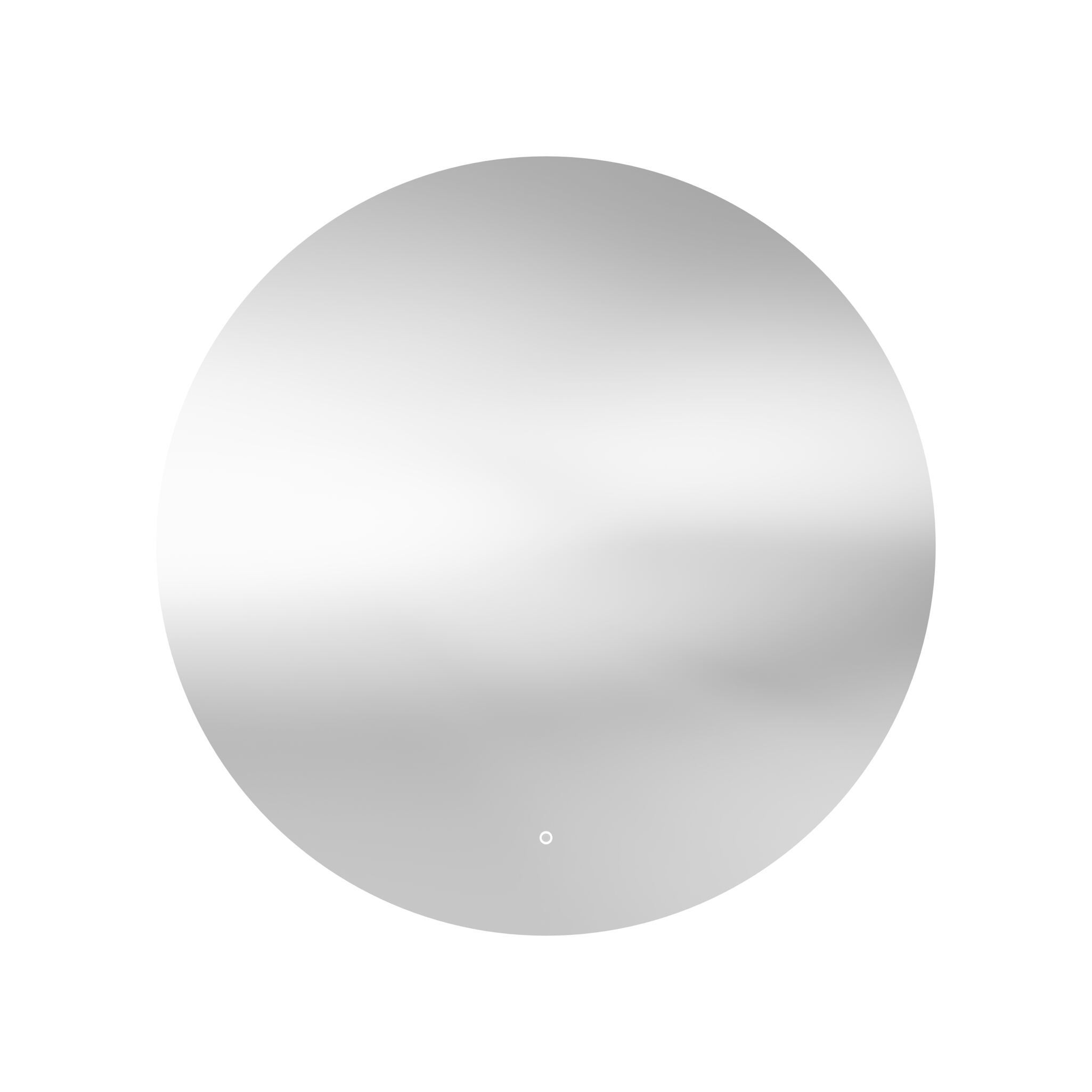 Miroir de salle de bain rond à LED Stilbe 80