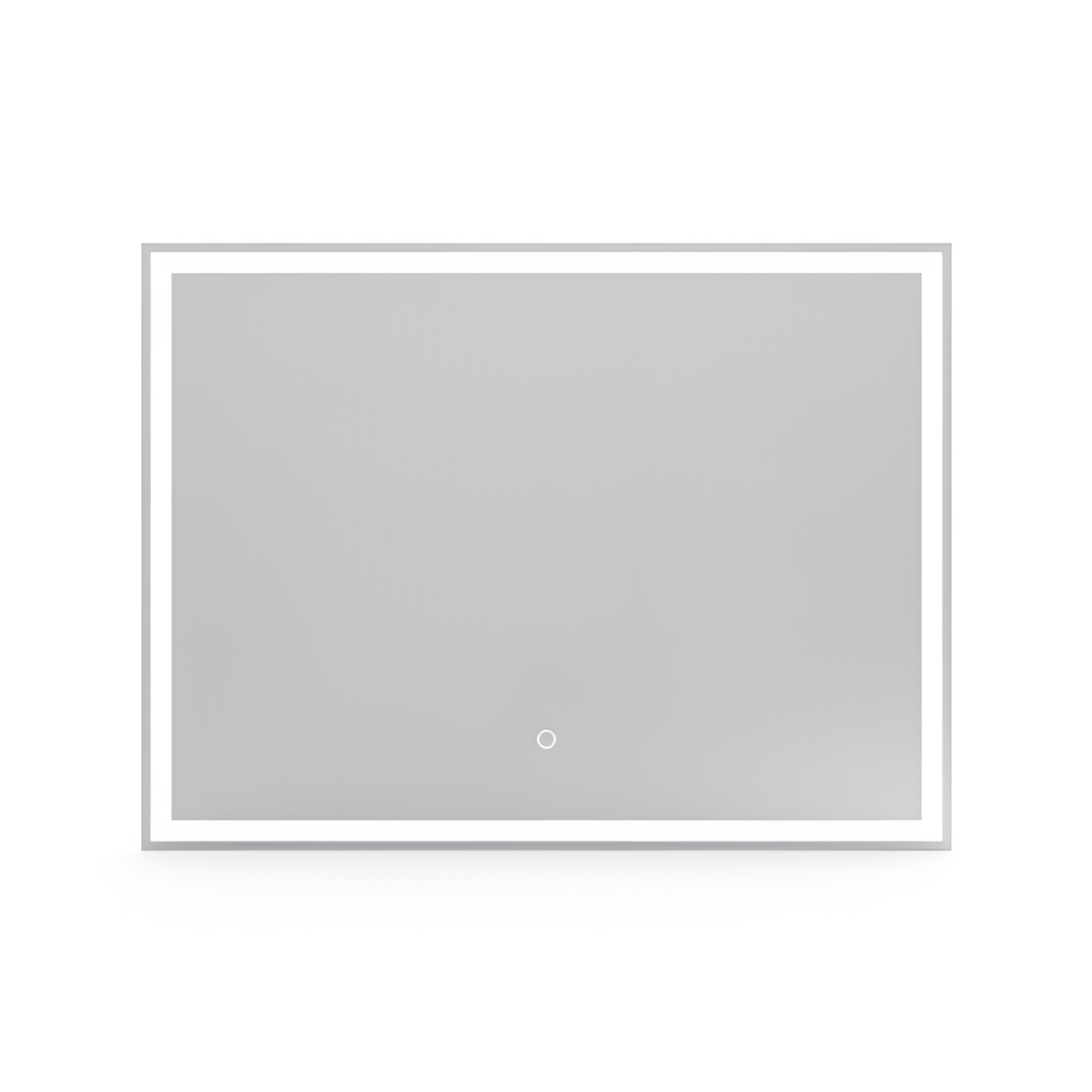 Miroir rectangulaire Toas 80 × 60 cm avec interrupteur tactile